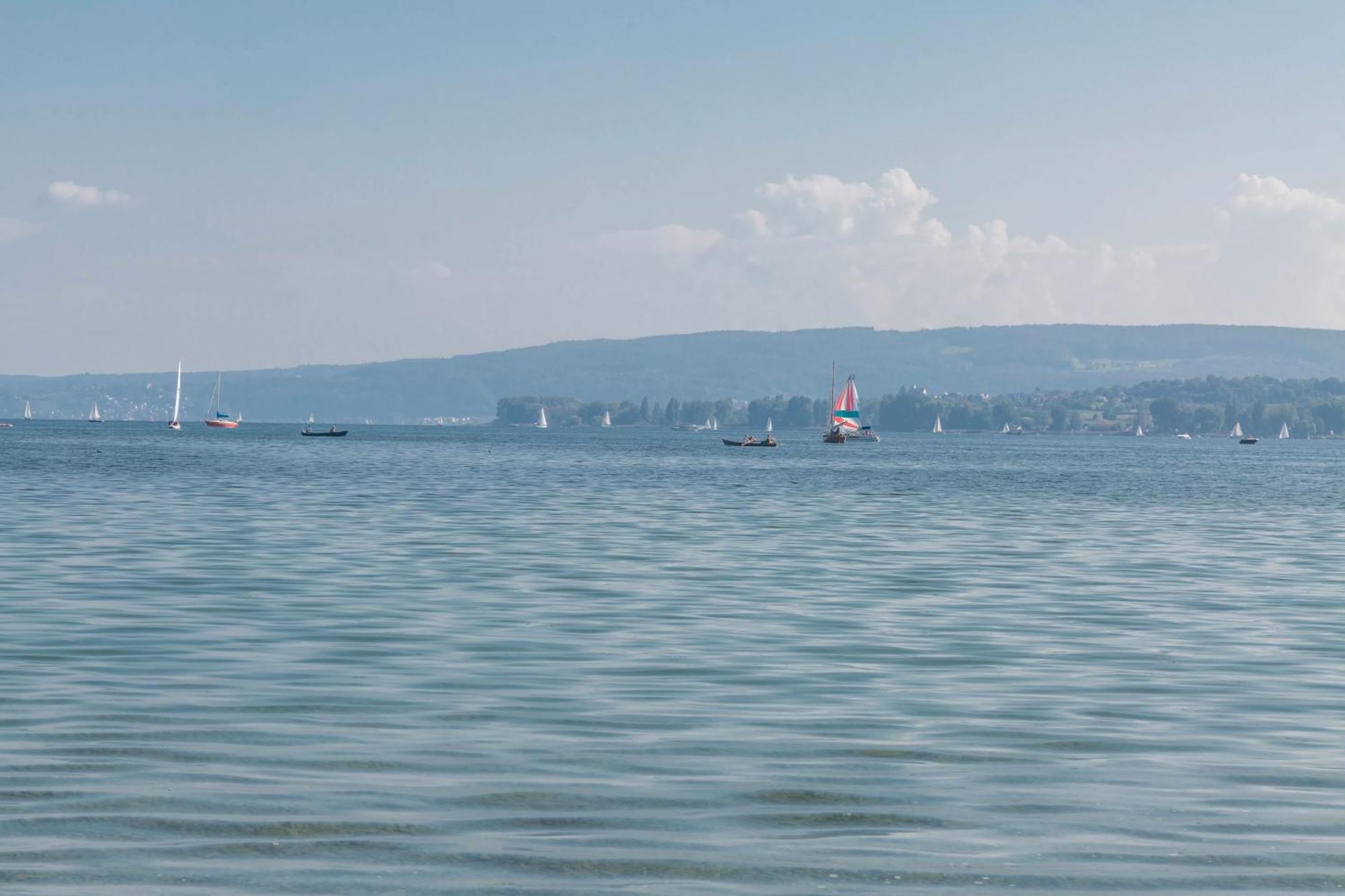 Ferienwohnung Am Weiher Meersburg Bagian luar foto