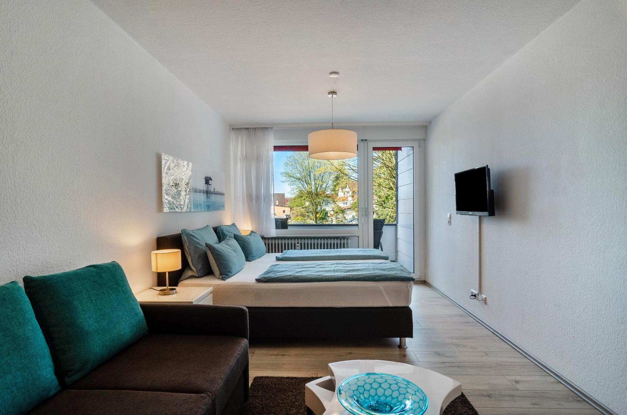 Ferienwohnung Am Weiher Meersburg Bagian luar foto